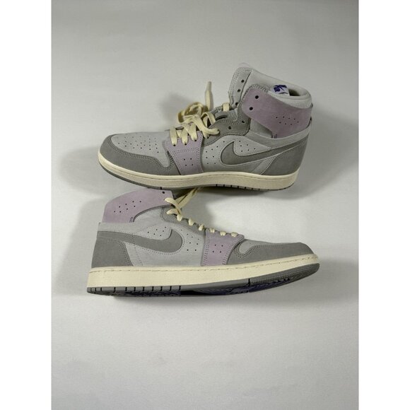 New Nike Air Jordan 1 Zoom CMFT 2 Shoes Womens Size 12 Grey High Top Suede - Picture 2 of 11